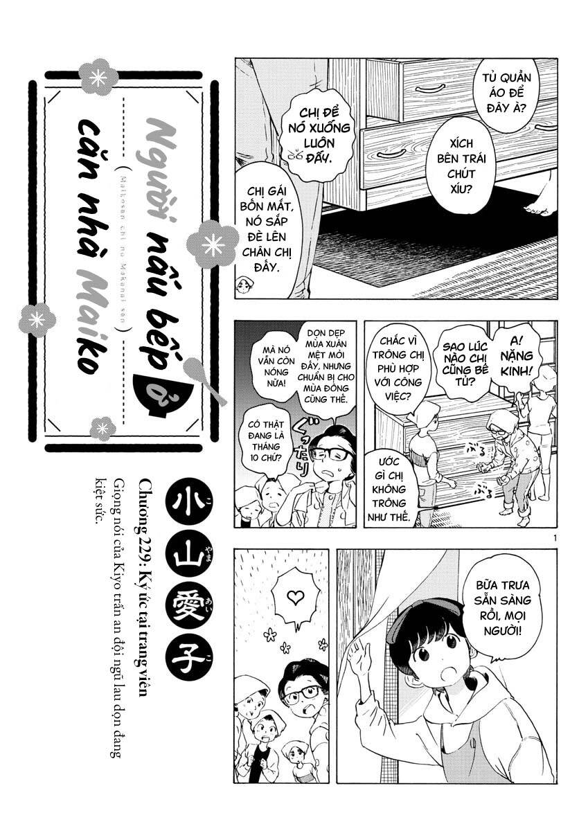 Maiko-San Chi No Makanai-San Chapter 229 - Trang 2