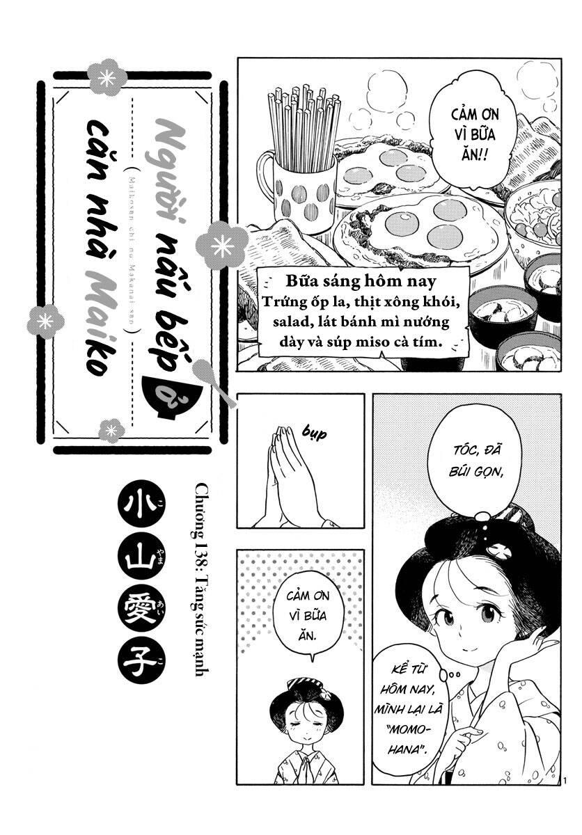 Maiko-San Chi No Makanai-San Chapter 138 - Trang 2