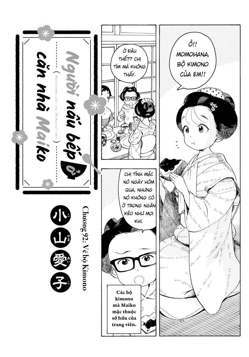 Maiko-San Chi No Makanai-San Chapter 92 - Trang 2