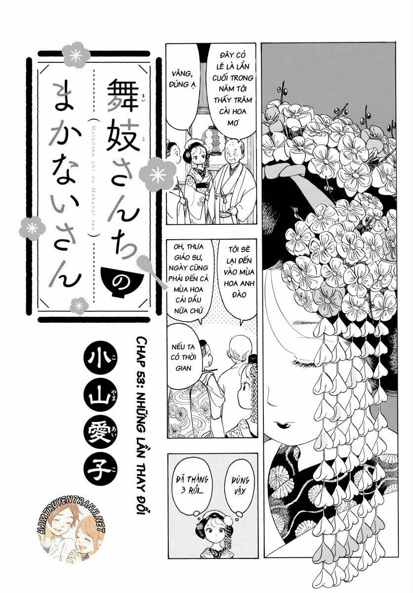 Maiko-San Chi No Makanai-San Chapter 53 - Trang 2