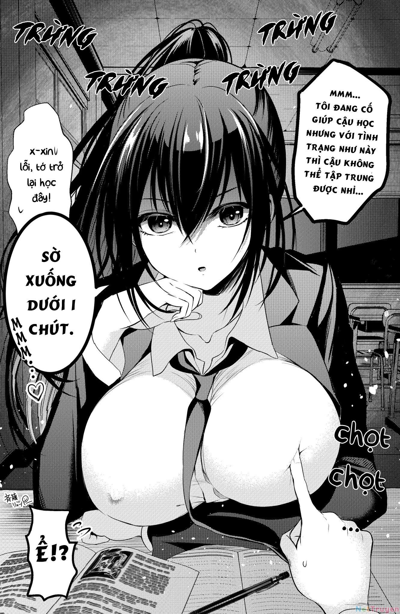 When I Touched Her Breasts, She Made A Very Scary Face Chapter 2 - Trang 2