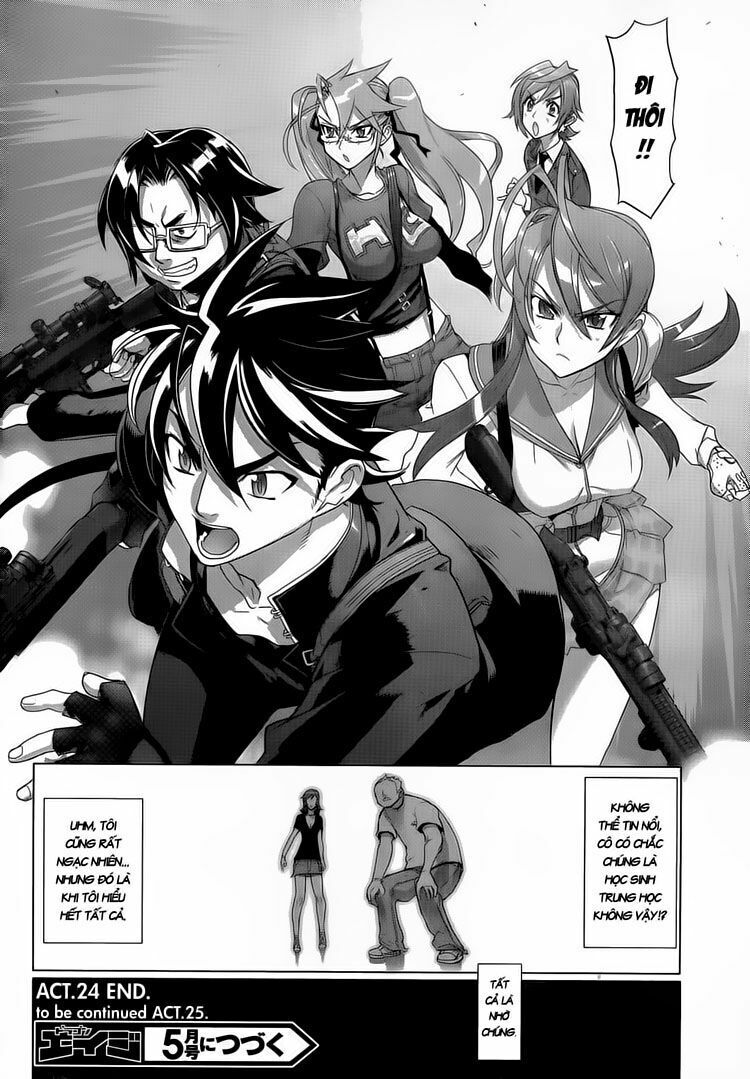 Highschool Of The Dead Chapter 24 - Trang 2