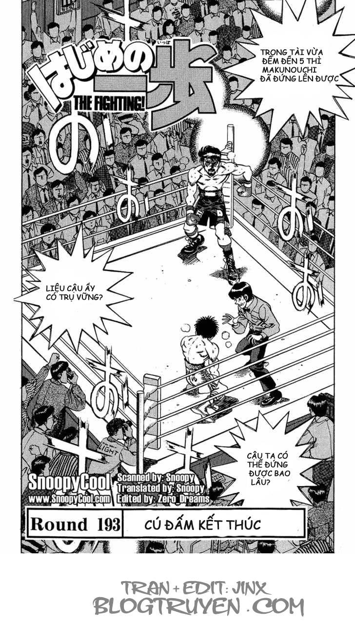 Võ Sĩ Quyền Anh Ippo Chapter 193 - Trang 2