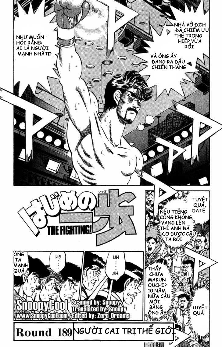 Võ Sĩ Quyền Anh Ippo Chapter 189 - Trang 2