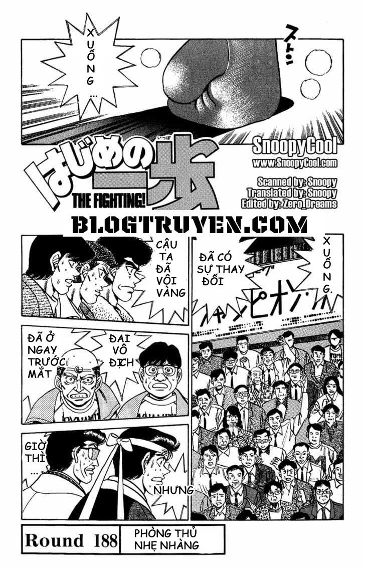 Võ Sĩ Quyền Anh Ippo Chapter 188 - Trang 2