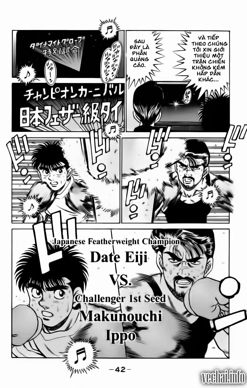 Võ Sĩ Quyền Anh Ippo Chapter 181 - Trang 2