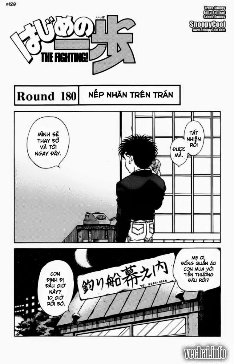 Võ Sĩ Quyền Anh Ippo Chapter 180 - Trang 2