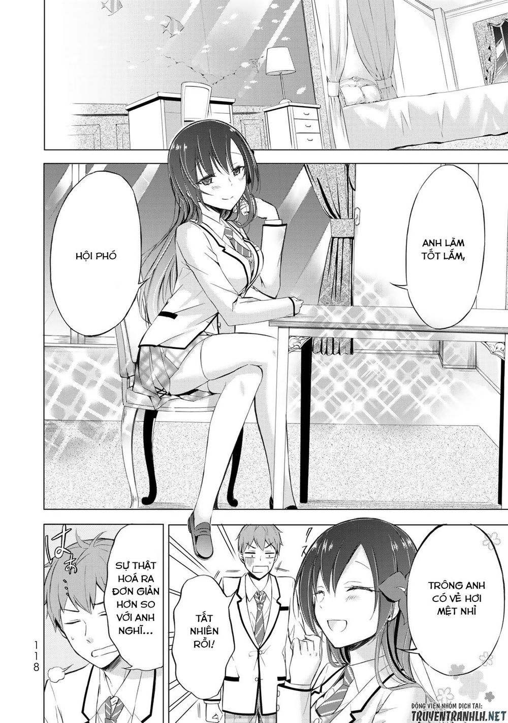 The Student Council President Solves Everything On The Bed Chapter 3 - Trang 2