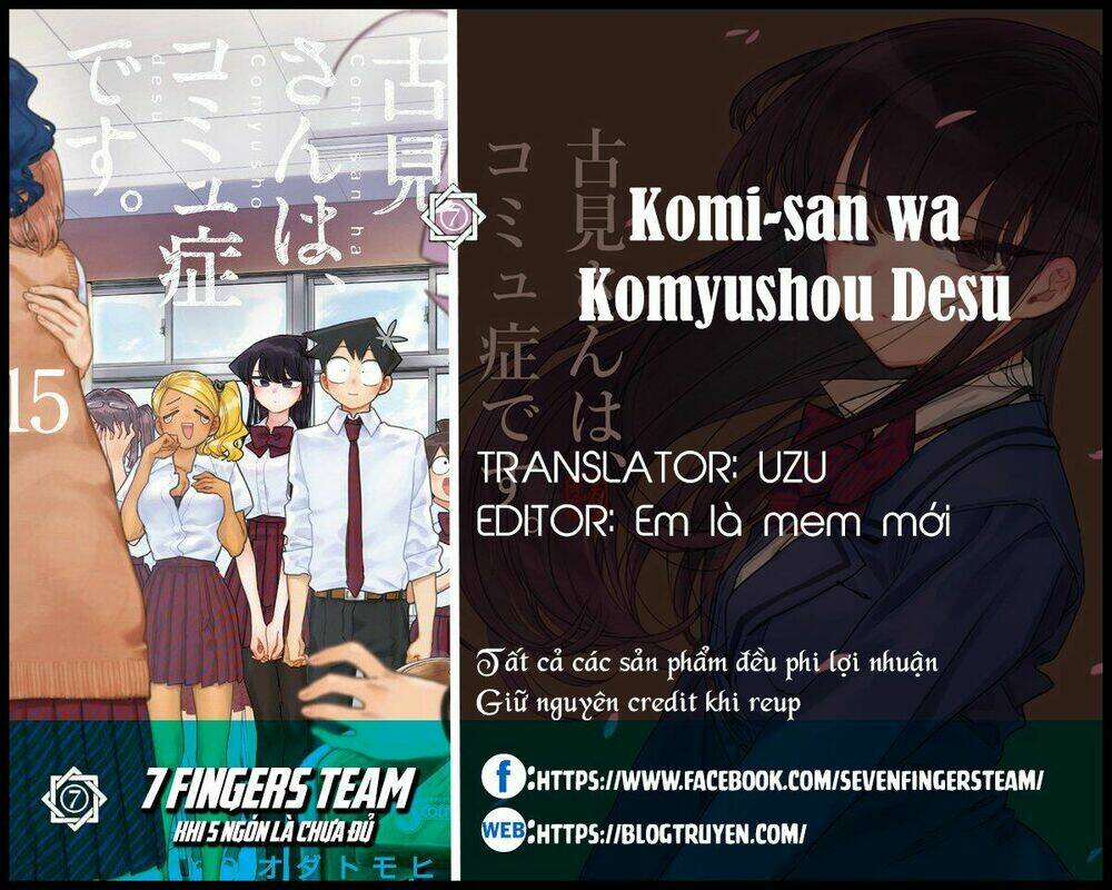 Komi Không Thể Giao Tiếp Chapter 233 - Trang 2