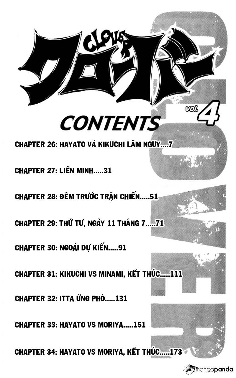 Clover (Tetsuhiro Hirakawa) Chapter 26 - Trang 2