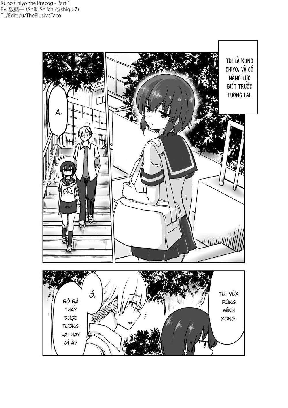 Yochinouryoku Manga – Kuno Chiyo Chapter 1 - Trang 2