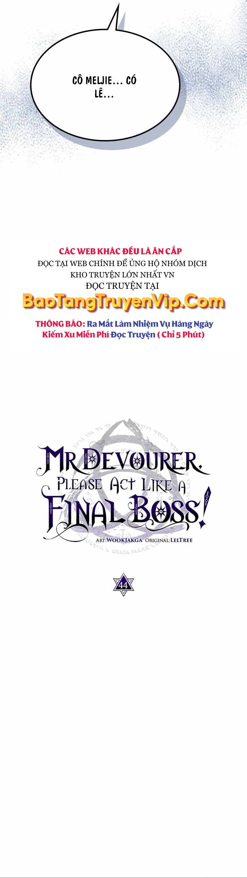 Hãy Hành Động Như Một Boss Đi Ngài Mr Devourer Chapter 44 - Trang 2