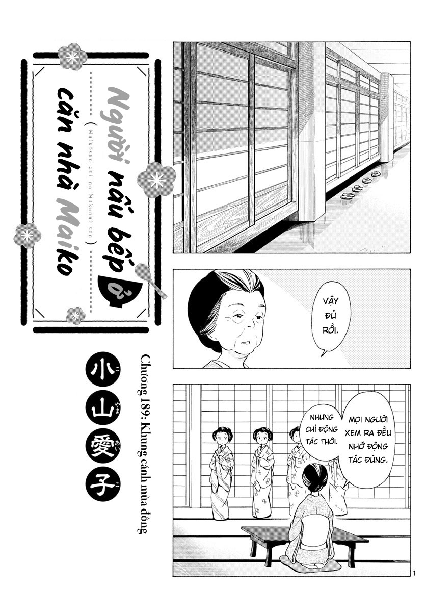 Người Nấu Bếp Ở Căn Nhà Maiko Chapter 189 - Trang 2