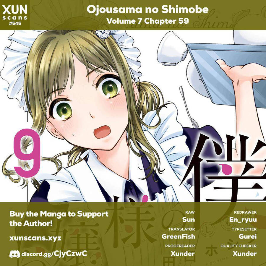 Ojousama No Shimobe Chapter 59 - Trang 2