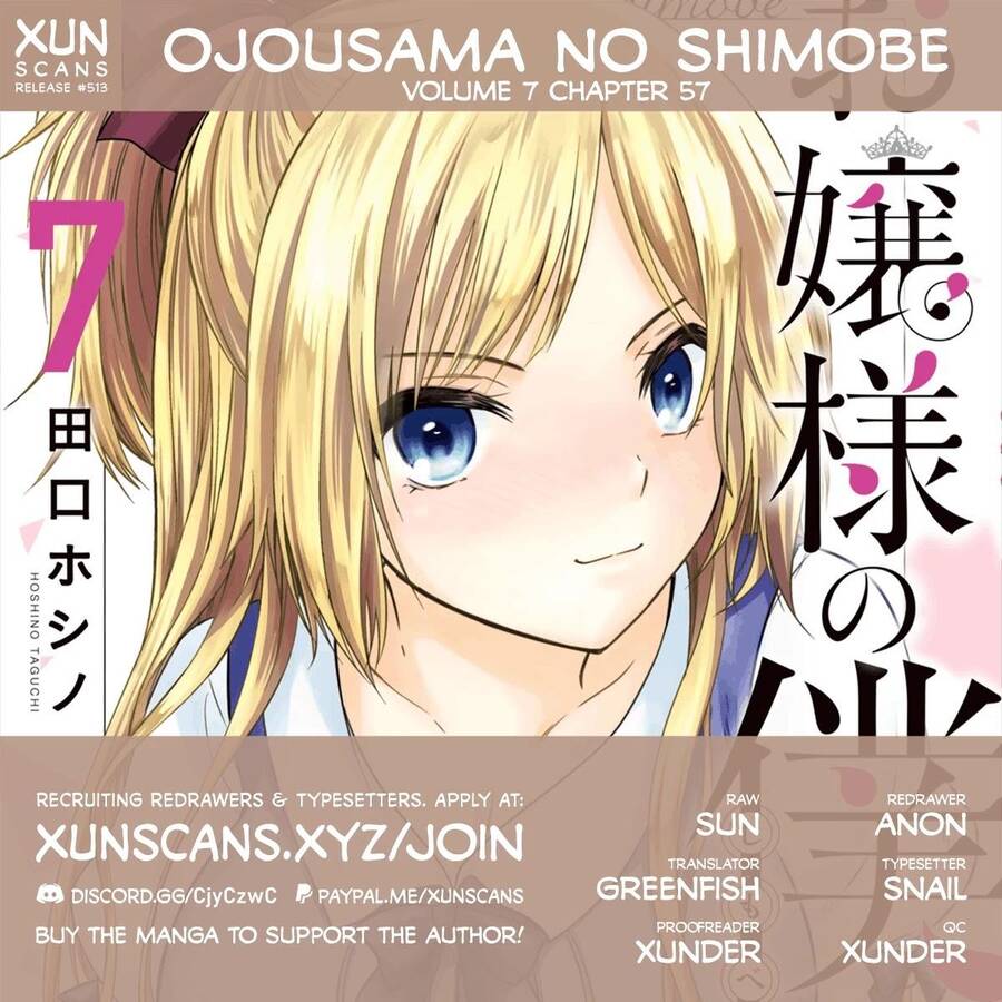 Ojousama No Shimobe Chapter 57 - Trang 2