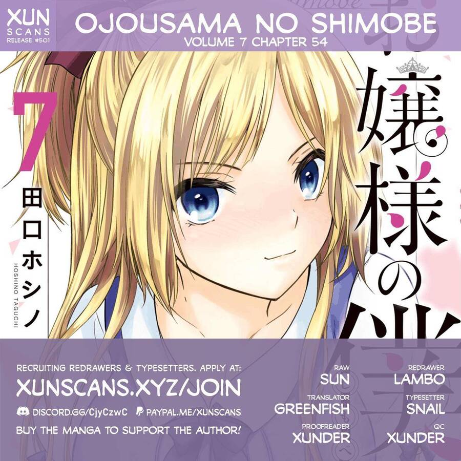 Ojousama No Shimobe Chapter 54 - Trang 2