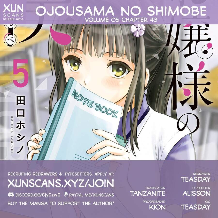 Ojousama No Shimobe Chapter 43 - Trang 2