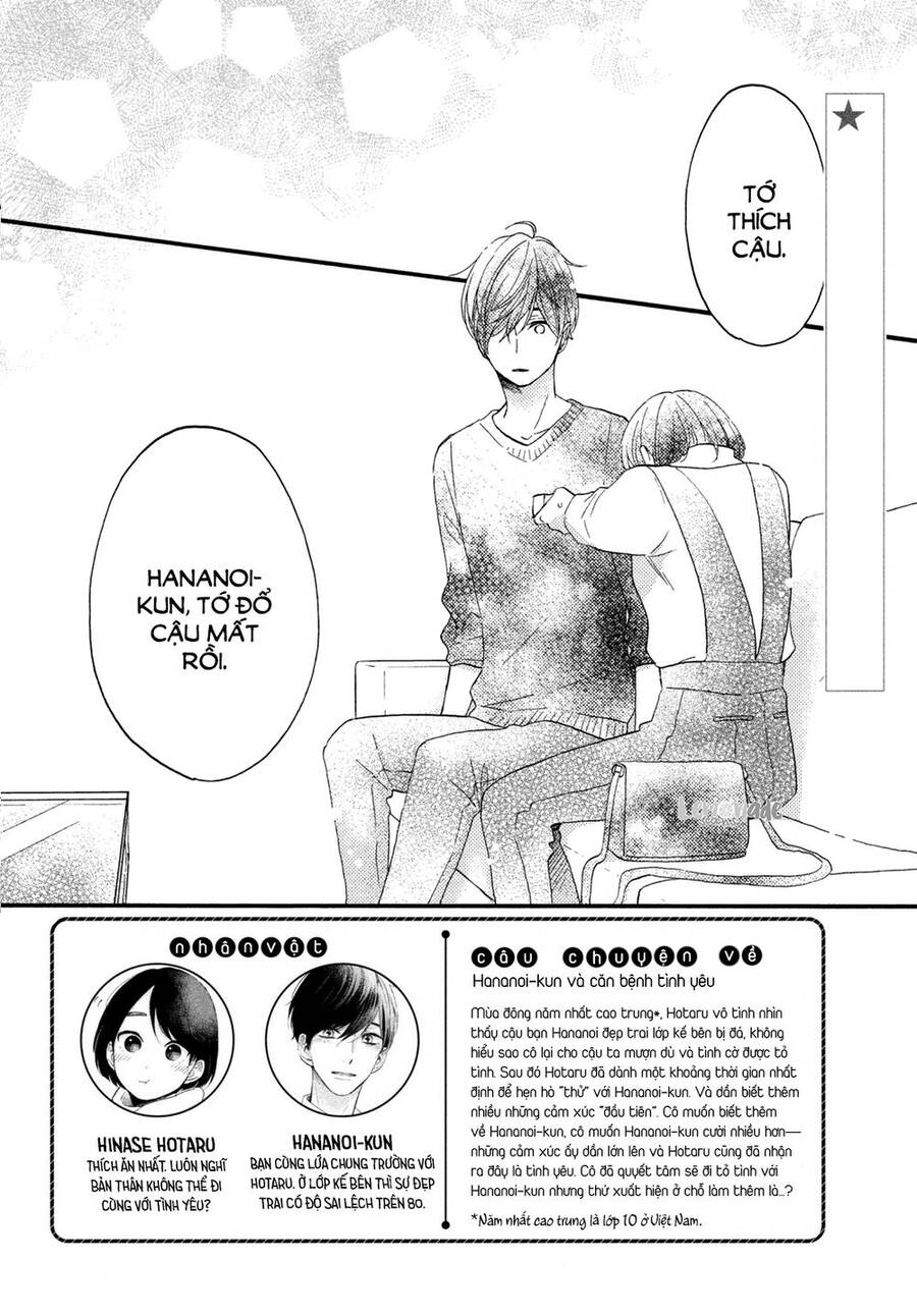 Hananoi-Kun Và Căn Bệnh Tình Yêu Chapter 12 - Trang 2