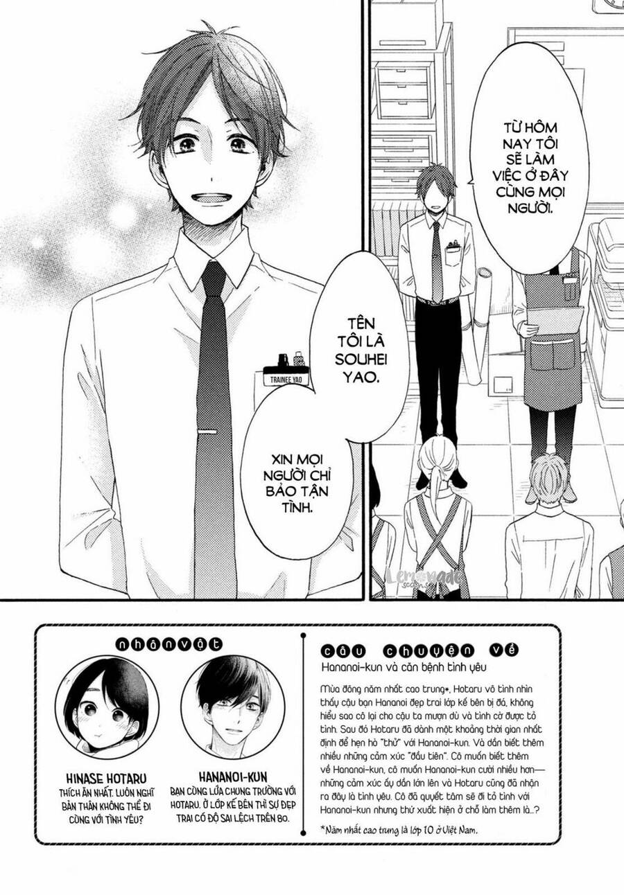 Hananoi-Kun Và Căn Bệnh Tình Yêu Chapter 10 - Trang 2