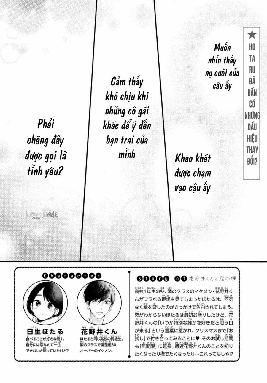 Hananoi-Kun Và Căn Bệnh Tình Yêu Chapter 8 - Trang 2