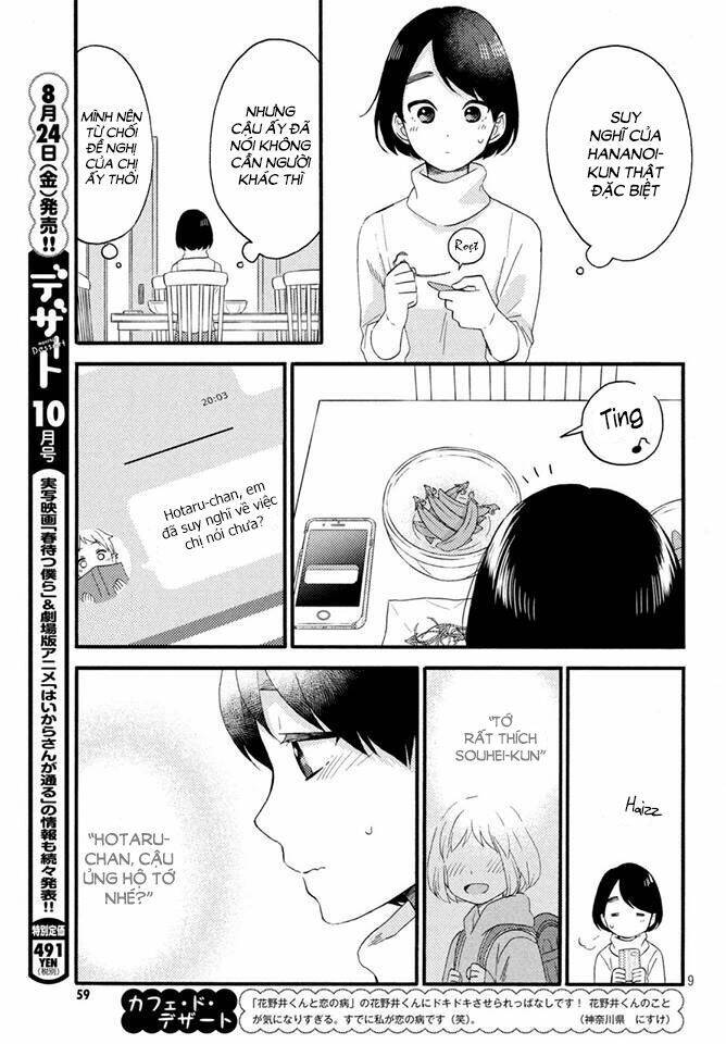 Hananoi-Kun Và Căn Bệnh Tình Yêu Chapter 7 - Trang 2