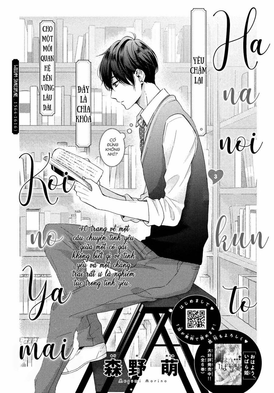 Hananoi-Kun Và Căn Bệnh Tình Yêu Chapter 3 - Trang 2