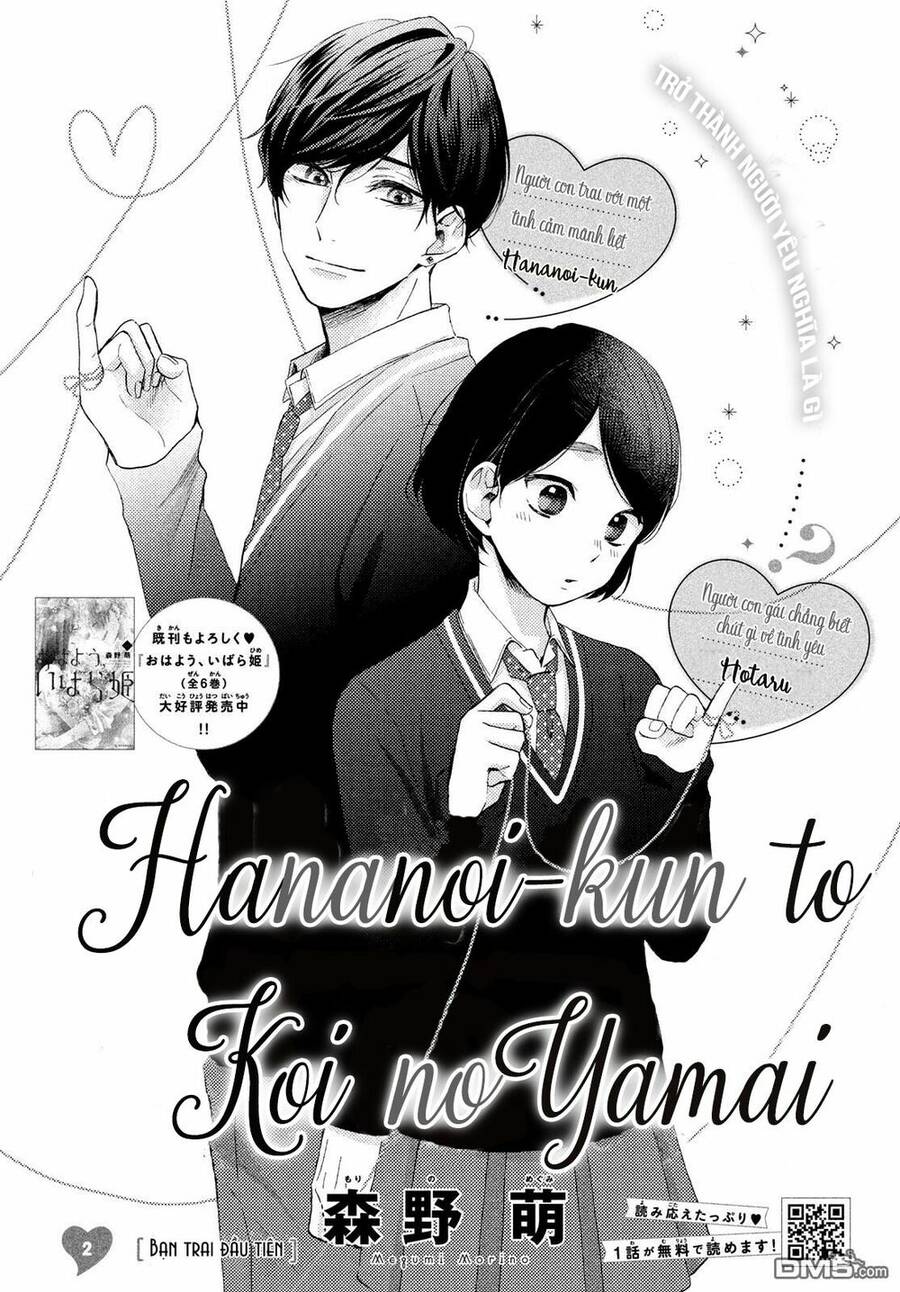 Hananoi-Kun Và Căn Bệnh Tình Yêu Chapter 2 - Trang 2