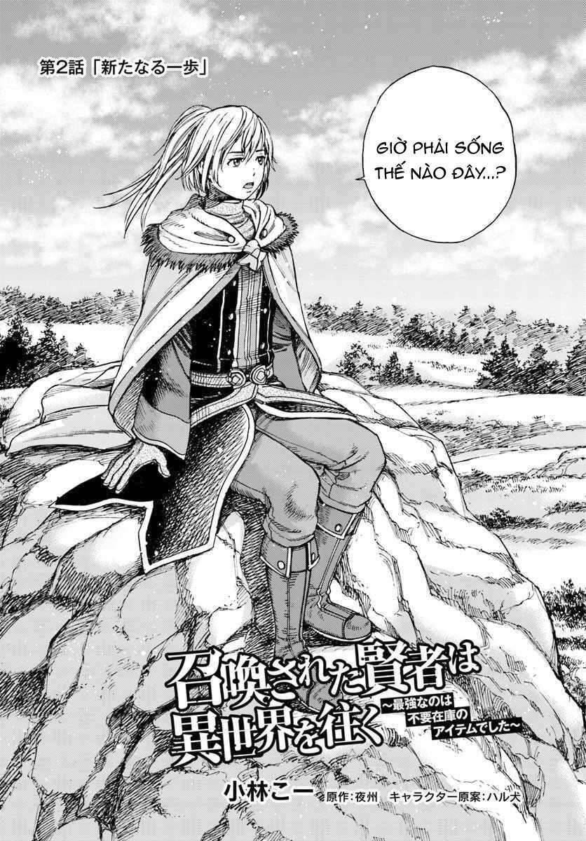 Shoukan Sareta Kenja Wa Isekai Wo Yuku – Saikyou Nano Wa Fuyou Zaiko No Item Deshita Chapter 2 - Trang 2