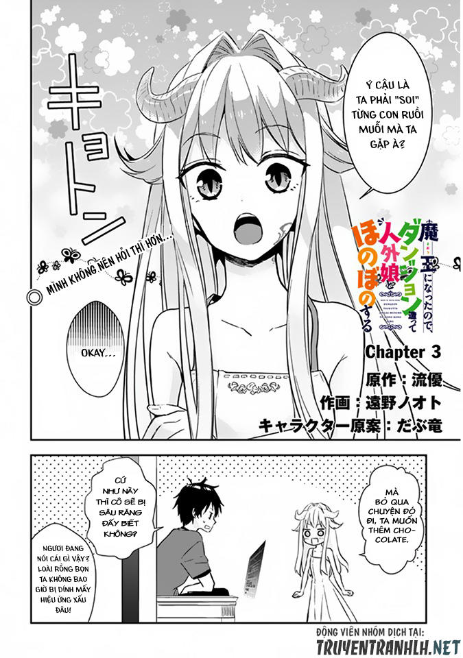 Maou Ni Natte Node, Dungeon Tsukutte Jingai Musume To Honobono Suru Chapter 3.2 - Trang 2