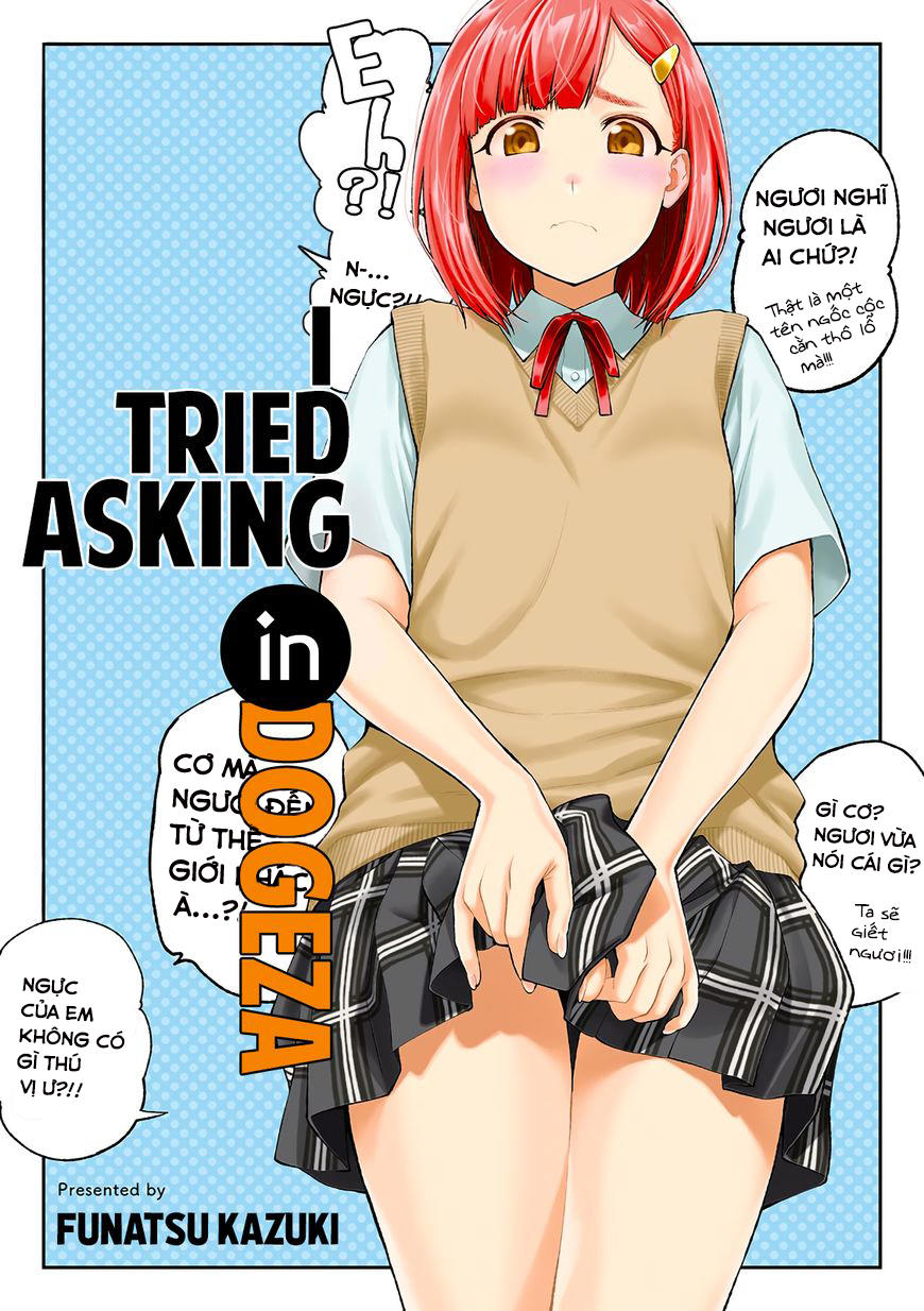 I Tried Asking In Dogeza Chapter 1 - Trang 2