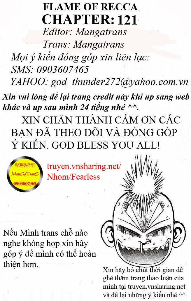 Ngọn Lửa Recca Chapter 121 - Trang 2