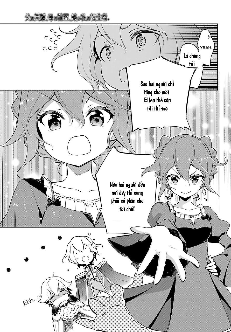 Chichi Wa Eiyuu, Haha Wa Seirei, Musume No Watashi Wa Tenseisha Chapter 19 - Trang 2