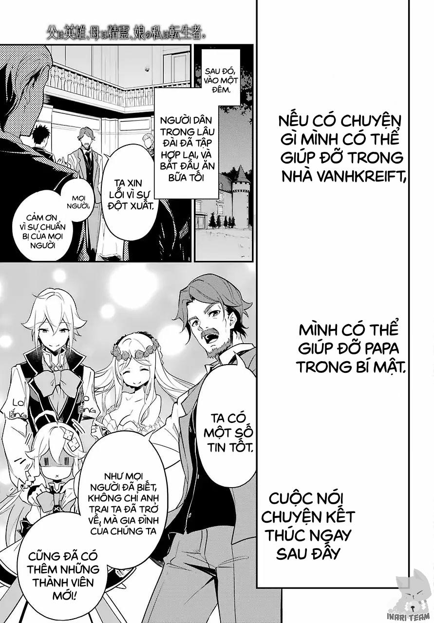 Chichi Wa Eiyuu, Haha Wa Seirei, Musume No Watashi Wa Tenseisha Chapter 8 - Trang 2