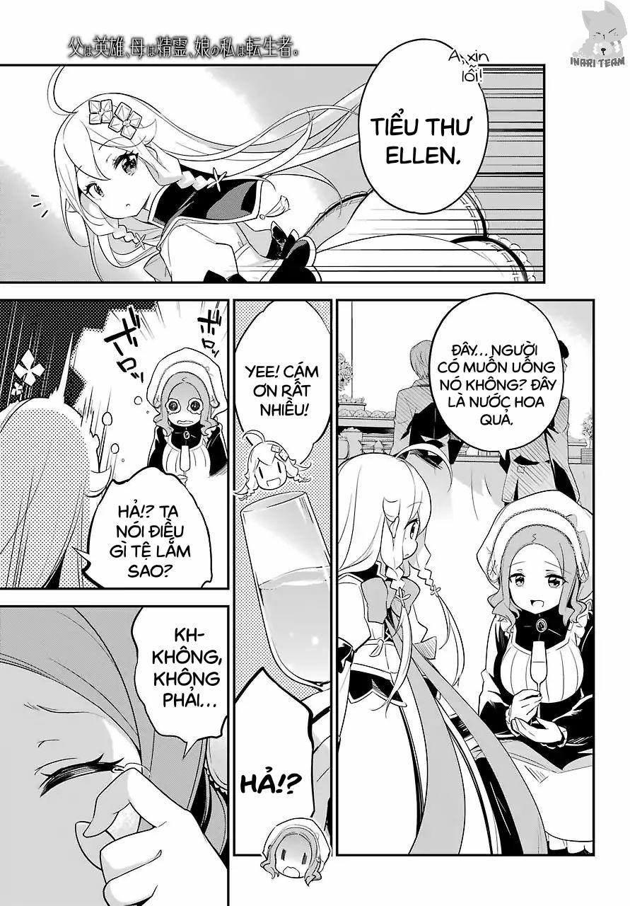 Chichi Wa Eiyuu, Haha Wa Seirei, Musume No Watashi Wa Tenseisha Chapter 8 - Trang 2