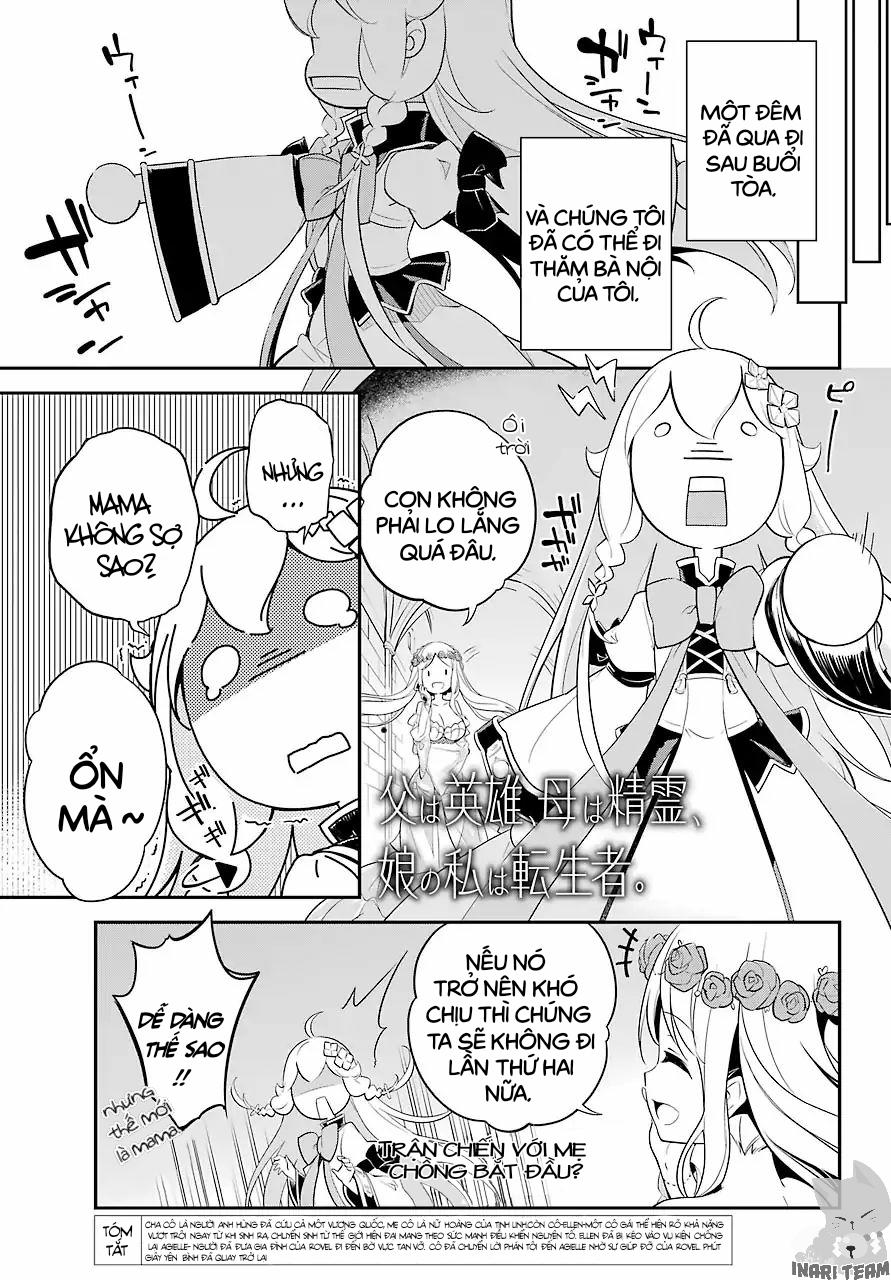 Chichi Wa Eiyuu, Haha Wa Seirei, Musume No Watashi Wa Tenseisha Chapter 7 - Trang 2