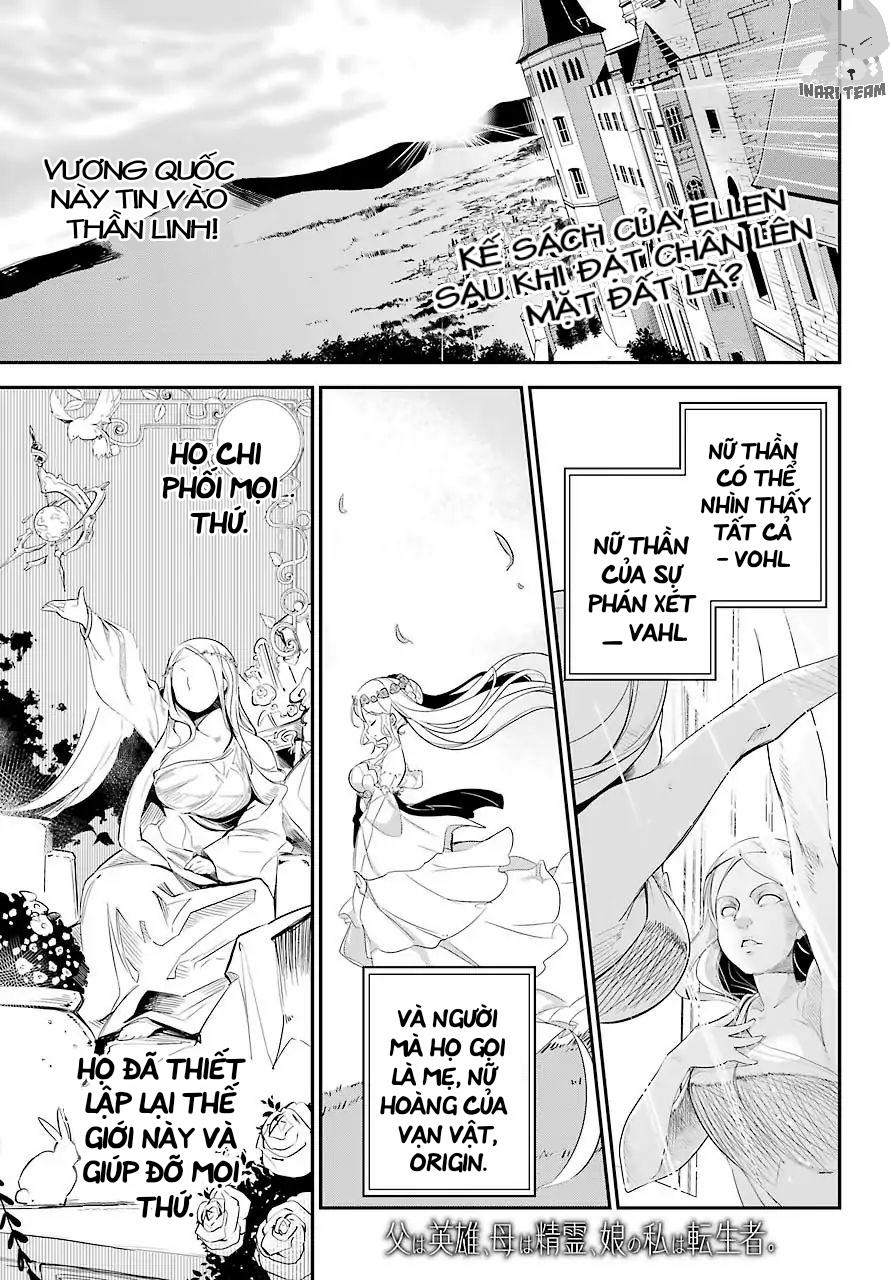 Chichi Wa Eiyuu, Haha Wa Seirei, Musume No Watashi Wa Tenseisha Chapter 6 - Trang 2