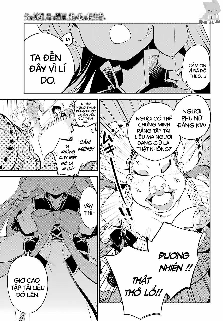 Chichi Wa Eiyuu, Haha Wa Seirei, Musume No Watashi Wa Tenseisha Chapter 6 - Trang 2