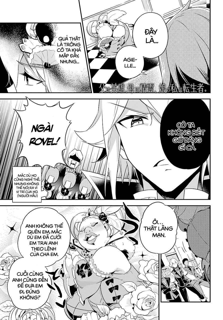 Chichi Wa Eiyuu, Haha Wa Seirei, Musume No Watashi Wa Tenseisha Chapter 3 - Trang 2