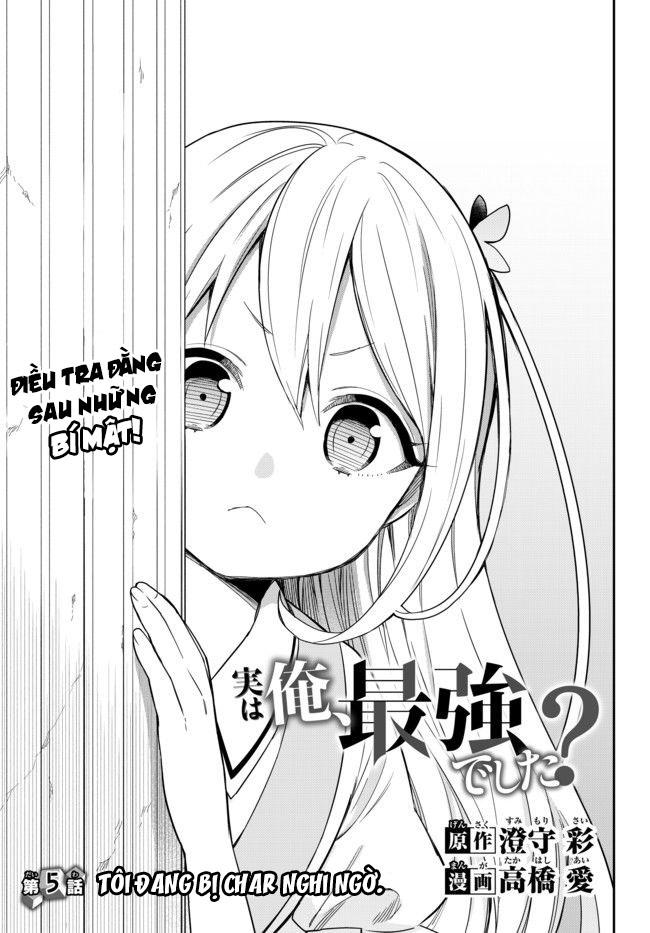 Jitsu Wa Ore, Saikyou Deshita? Chapter 5 - Trang 2