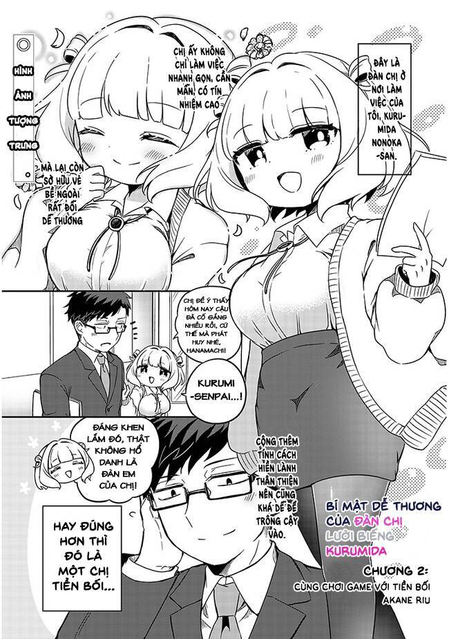 Kurumida-Senpai No Guttara Kawaii Himitsu Chapter 2 - Trang 2