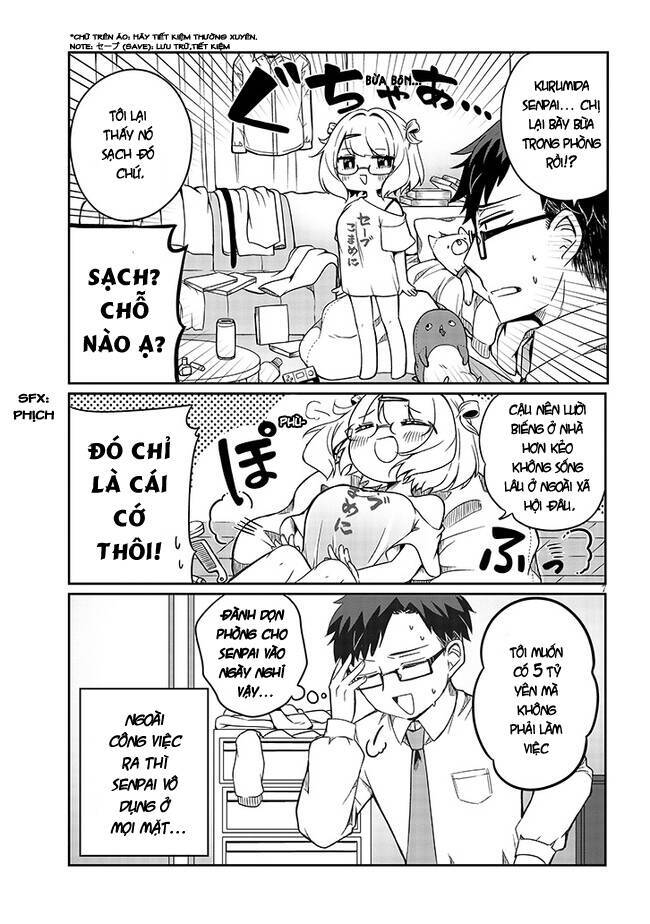 Kurumida-Senpai No Guttara Kawaii Himitsu Chapter 1 - Trang 2