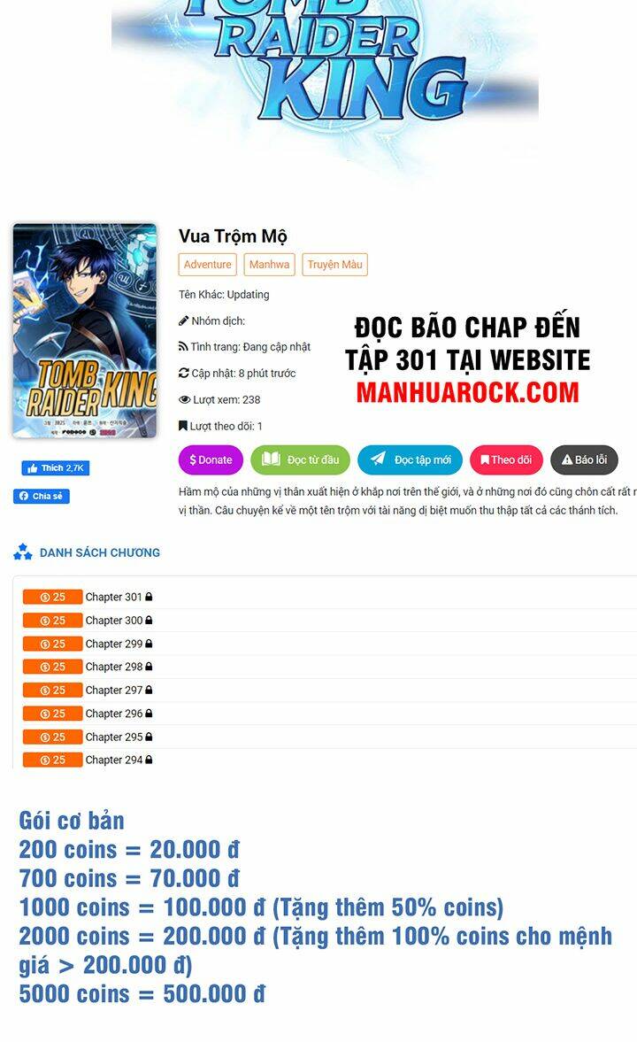 Vua Trộm Mộ Chapter 284 - Trang 2