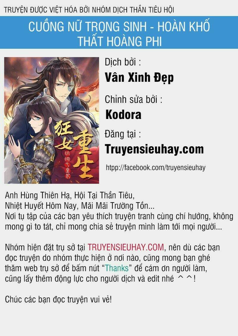 Cuồng Nữ Trọng Sinh – Hoàn Khố Thất Hoàng Phi Chapter 111 - Trang 2