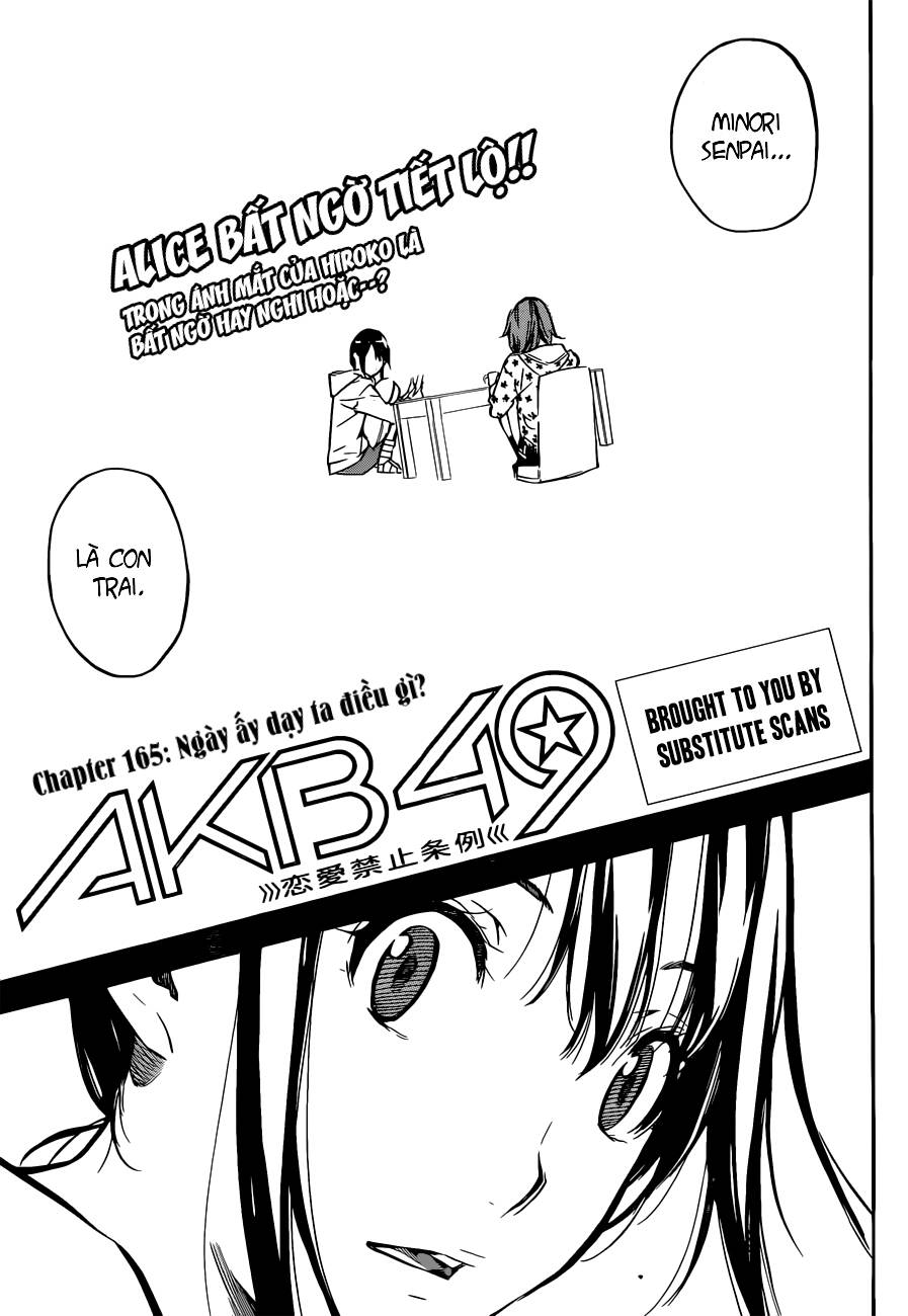 Akb49 – Renai Kinshi Jourei Chapter 165 - Trang 2