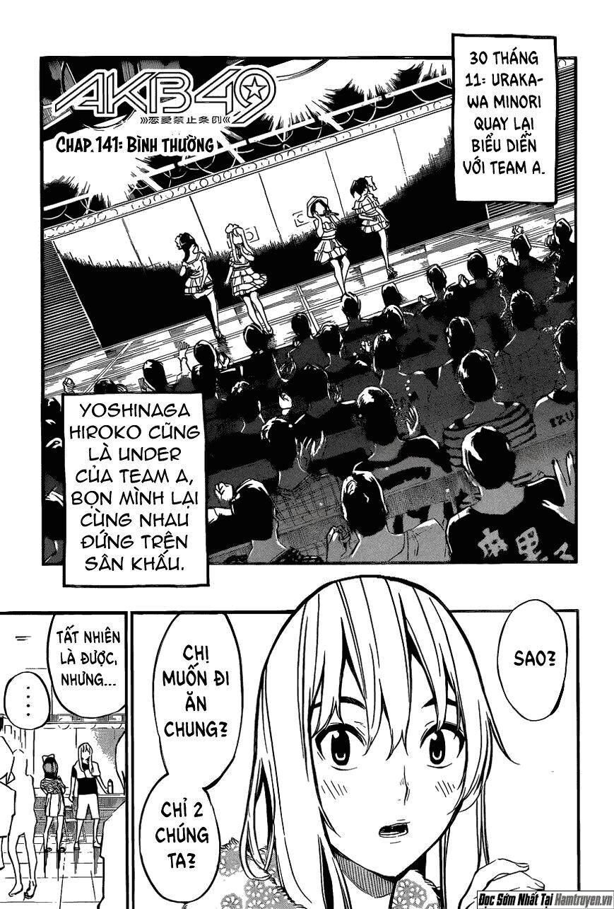 Akb49 – Renai Kinshi Jourei Chapter 141 - Trang 2