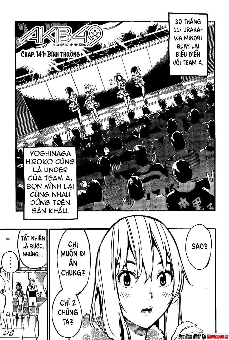 Akb49 – Renai Kinshi Jourei Chapter 140 - Trang 2