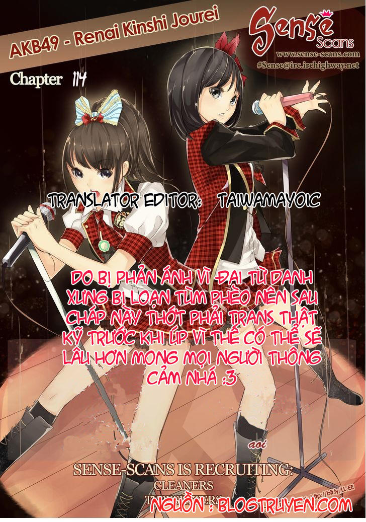 Akb49 – Renai Kinshi Jourei Chapter 114 - Trang 2