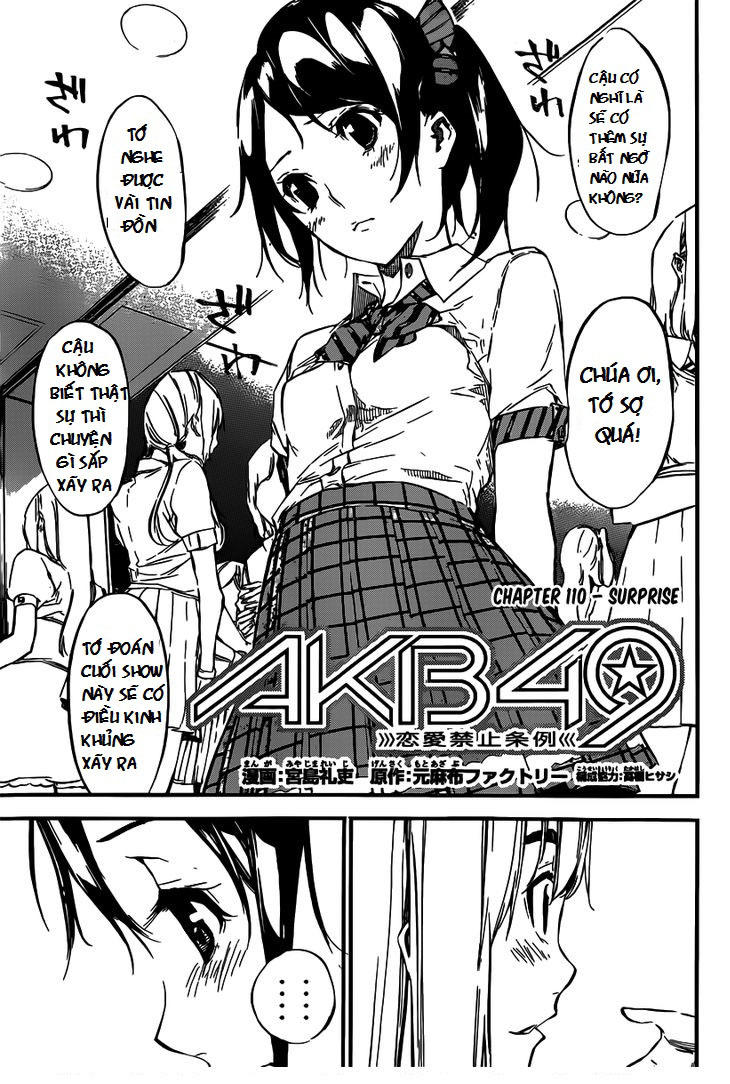 Akb49 – Renai Kinshi Jourei Chapter 110 - Trang 2