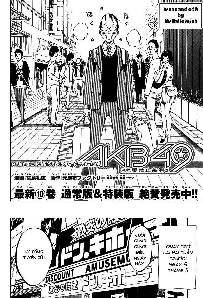 Akb49 – Renai Kinshi Jourei Chapter 104 - Trang 2