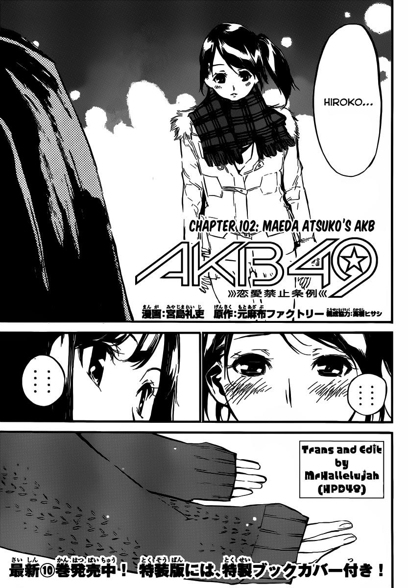 Akb49 – Renai Kinshi Jourei Chapter 102 - Trang 2